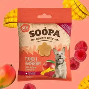 Soopa Mango & Raspberry Healthy Bites Dog Treats 50g - Natural for Dogs | Pet Shop