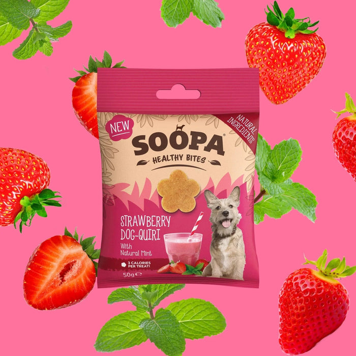 Soopa Strawberry Dog-Quri | Healthy Bites for Dogs