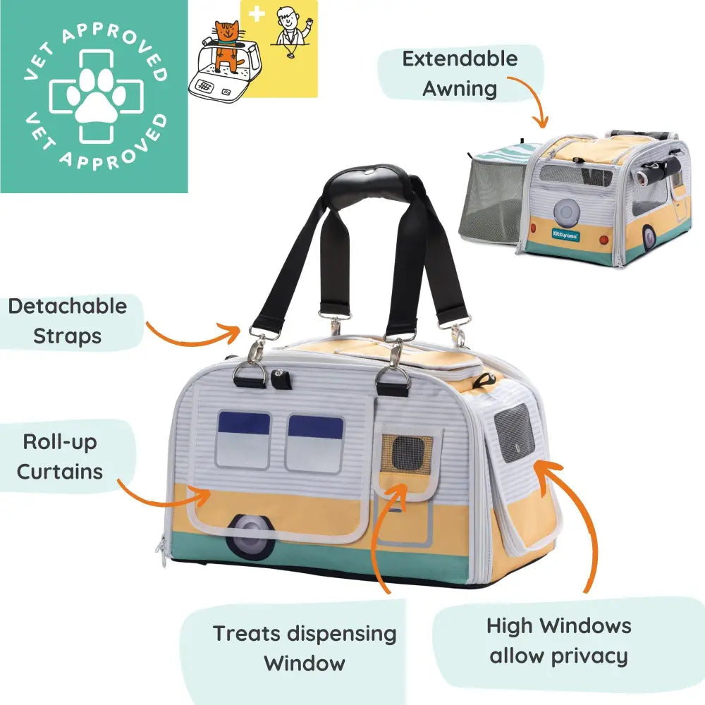 SUNNY RAMBLER - KITTYRAMA CAT CARRIER & HIDEAWAY - Cat Carrier