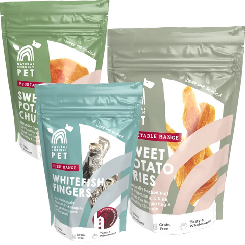 Natural Cornish Pet Treat Pouches