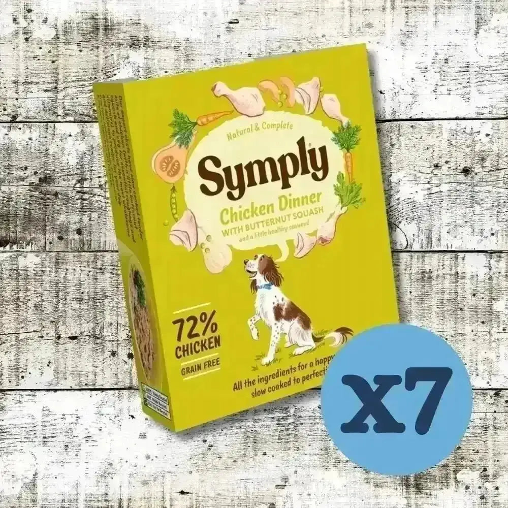 Symply Chicken Dinner Grain Free Adult Wet Dog Food Tray