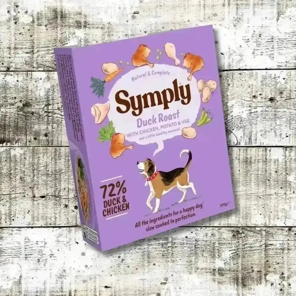 Symply Duck Roast Grain Free Adult Wet Dog Food Box