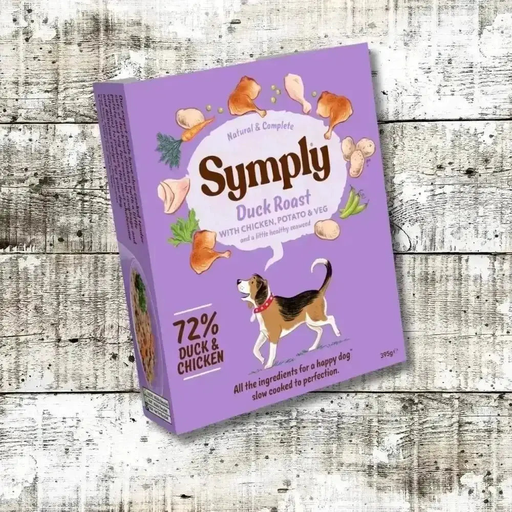 Symply Duck Roast Grain Free Adult Wet Dog Food Box
