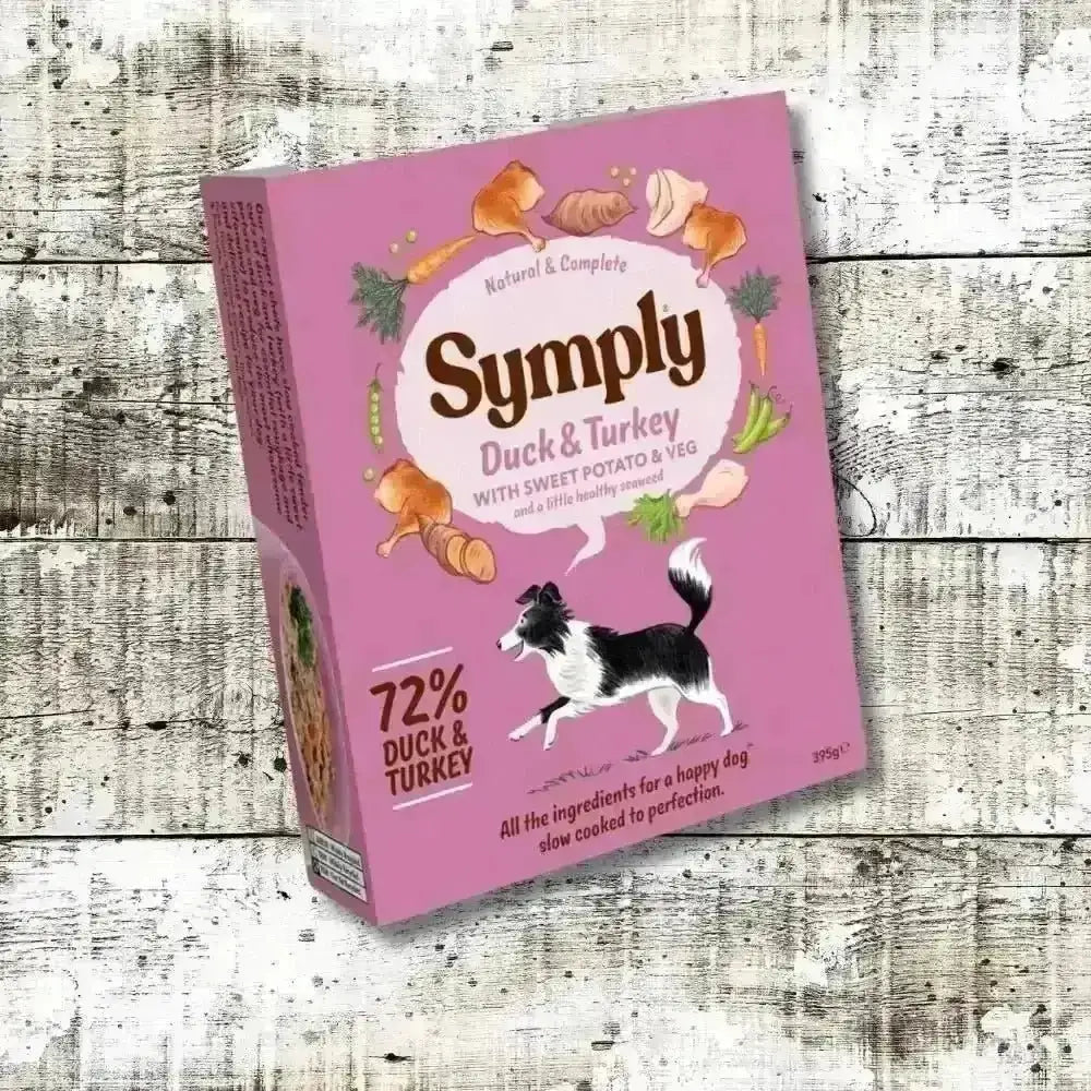 Symply Duck and Turkey Grain Free Adult Wet Dog Food Tray