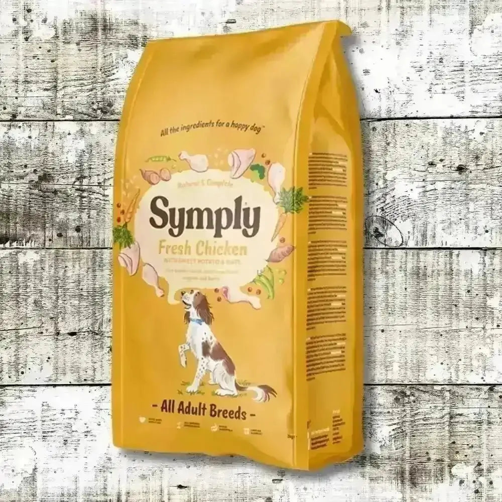 Symply Fresh Chicken Dog Food Bag with Delicious British Chicken