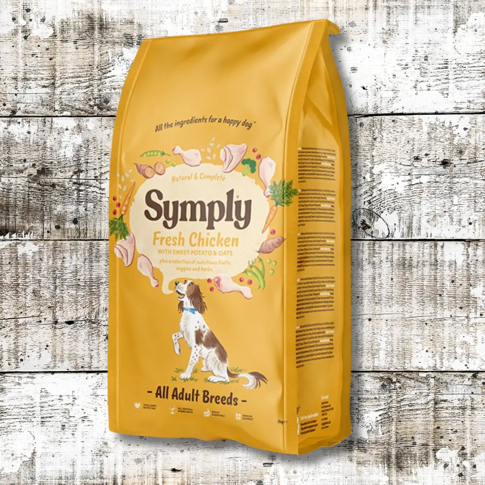 Symply Fresh Chicken Dog Food Bag with Delicious British Chicken