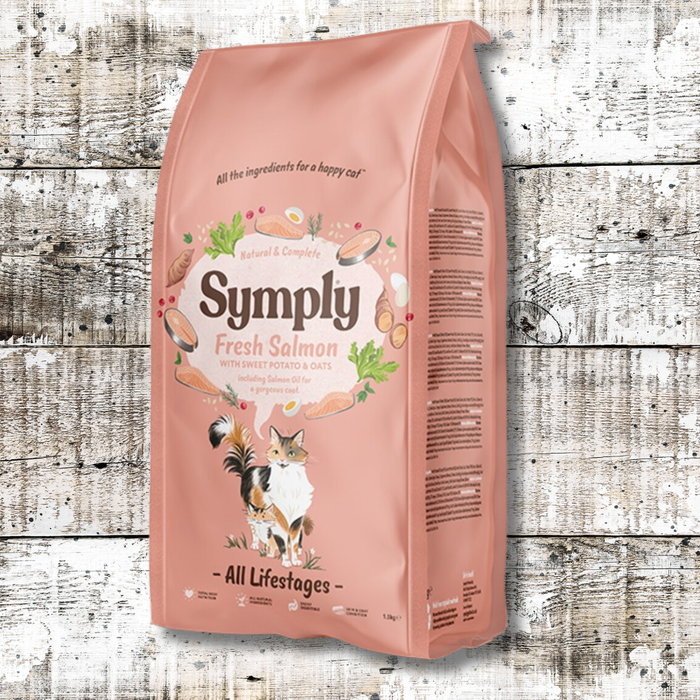 Symply Fresh Salmon Dry Cat Food | Natural dry food for cats