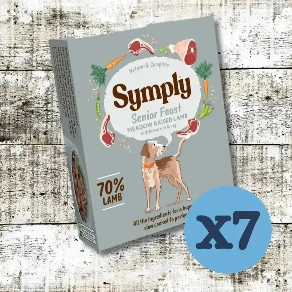 Symply Senior Feast Wet Dog Food 7-Pack with Lamb and Vegetables