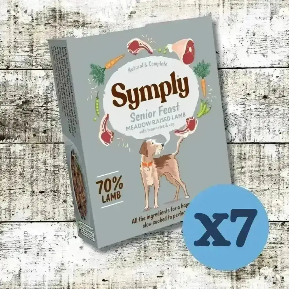 Symply Senior Feast Wet Dog Food 7-Pack with Lamb and Vegetables