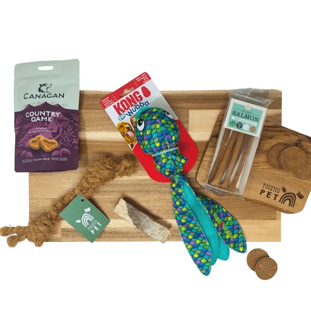 Kong Country Game Dog Treat Bag with Creepy Cuties Rope for Monthly Treats