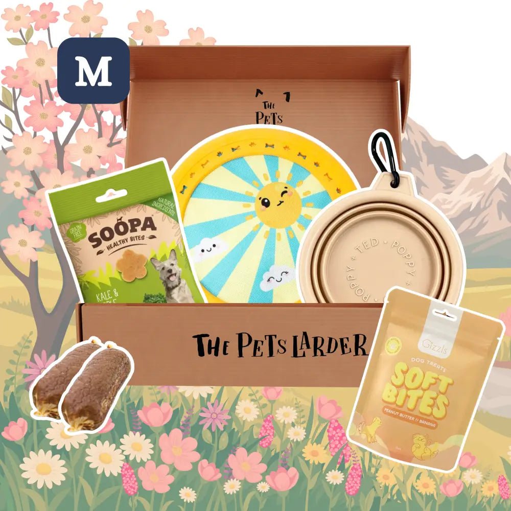 The Pets Larder - Monthly Treat Subscription Box for Dogs Medium - Natural Treats | Pet Shop