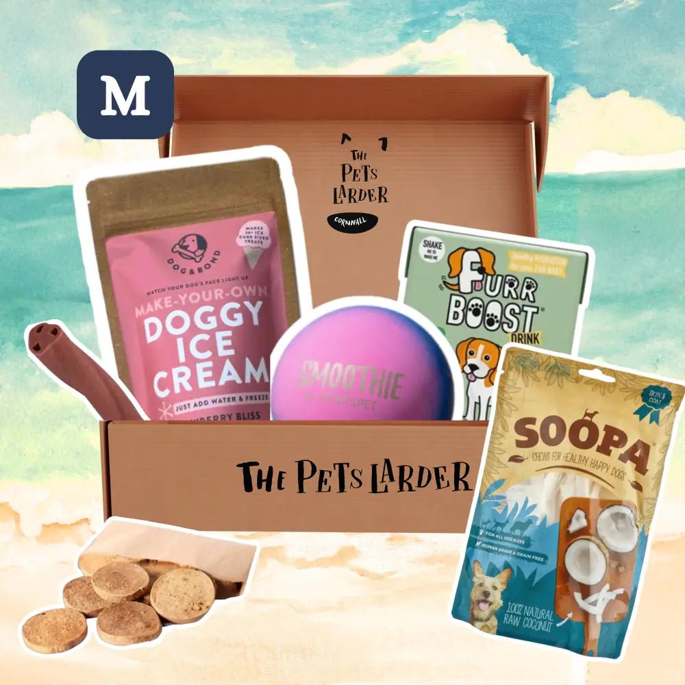 The Pets Larder - Monthly Treat Subscription Box for Dogs Medium - Natural Treats | Pet Shop