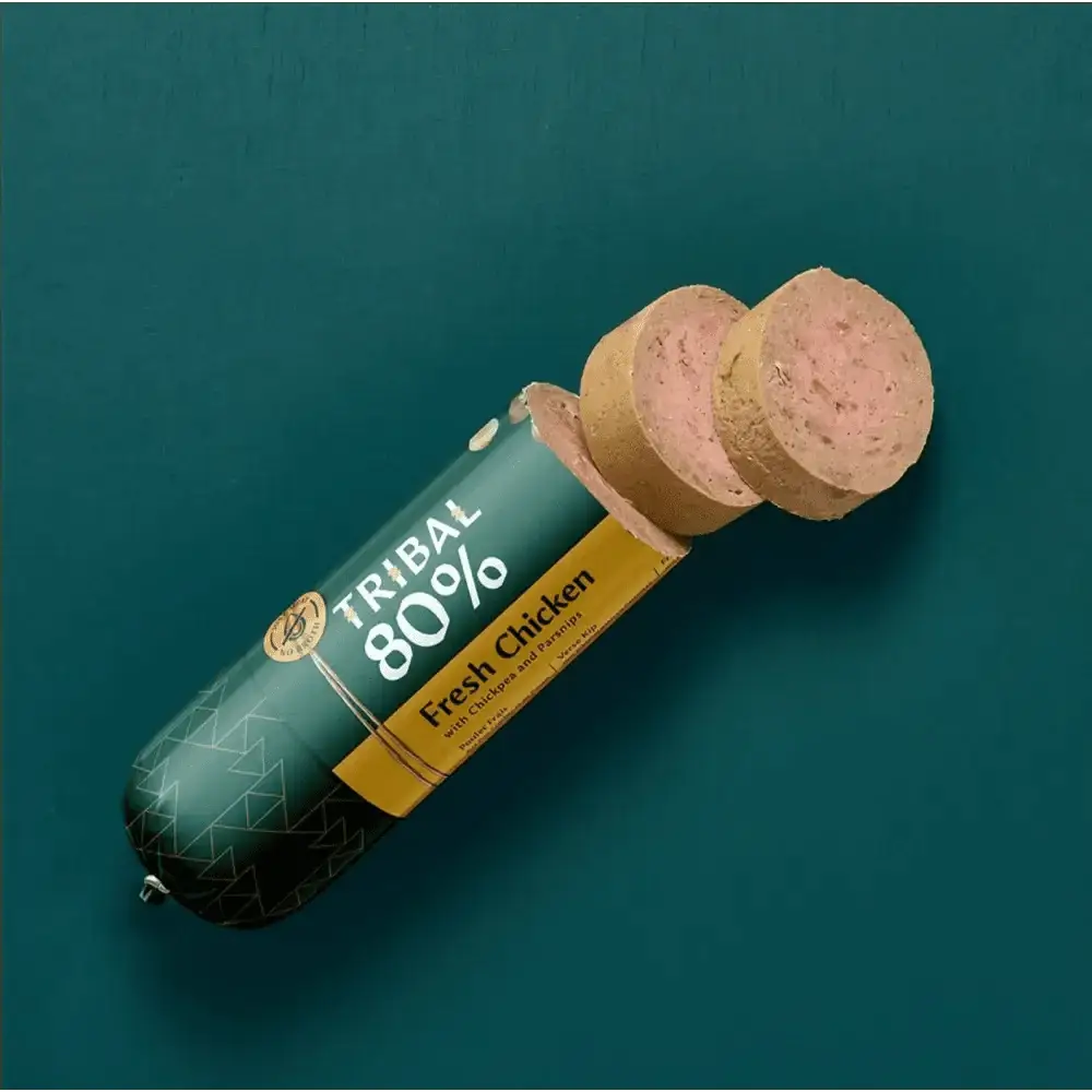 Tribal 80% Gourmet Sausage Fresh Chicken - Natural Wet Dog Food | Pet Shop