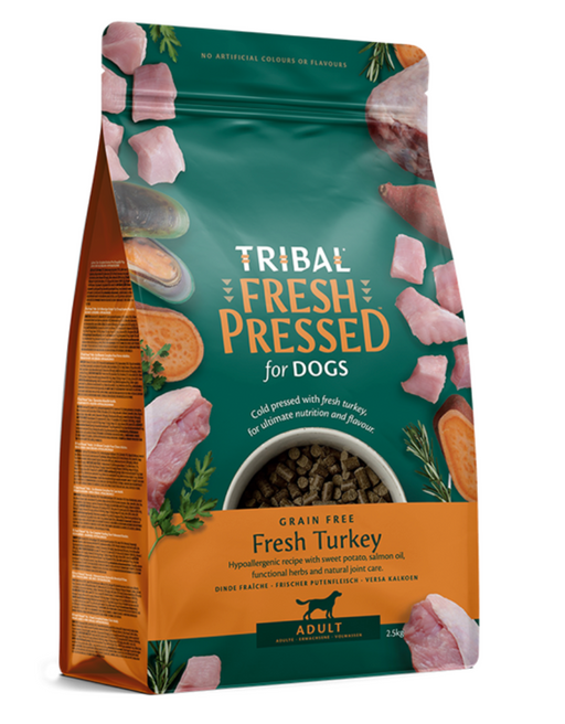 Tribal Cold Pressed sits on a white background