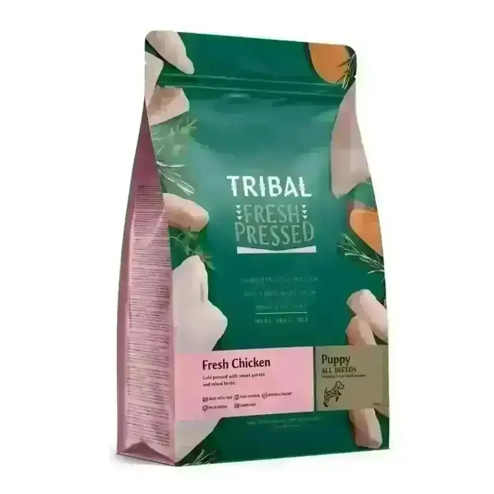 Tribal Fresh Pressed Puppy Chicken bag with fresh chicken flavor
