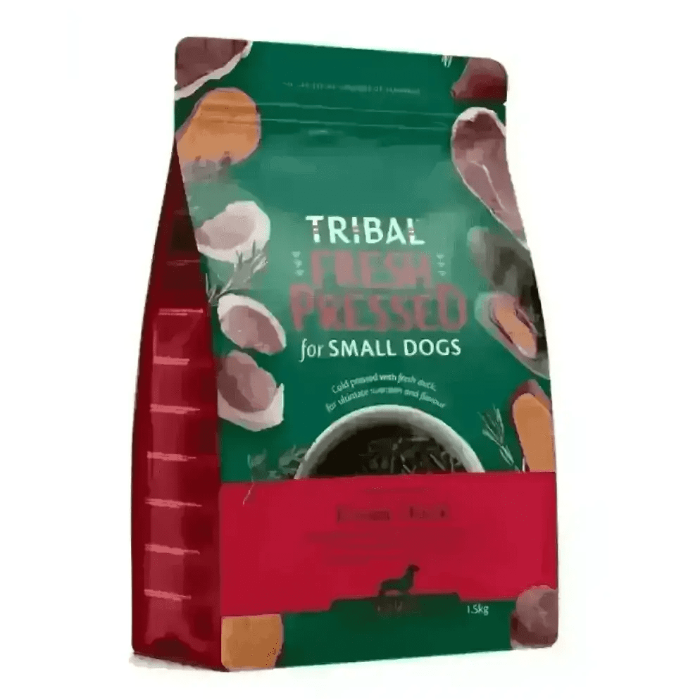 Tribal Fresh Pressed Small Breed Duck cold-pressed complete dog food bag