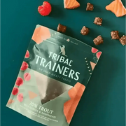 Tribal Trainers Trout dog treats with air-dried 70% freshly prepared trout