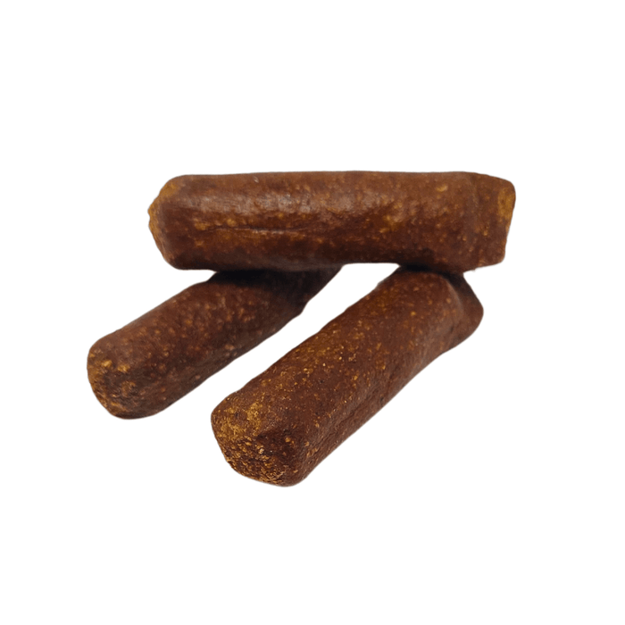 Turkey & Cranberry Sausages Natural Dog Treats Available At The Pets Larder Natural Pet Shop.