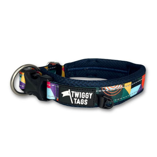 Twiggy Tags Adventure Dog Collar - Aurora - Dog Collars and Leads