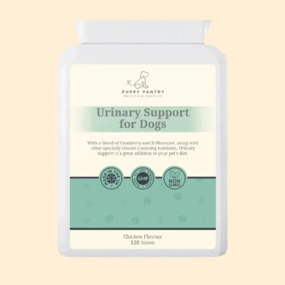 Bladder support tablets with cranberry powder for dog kidney health, 120 pack