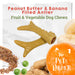 Vegetable Peanut Butter & Banana Filled Antler Chew For Dogs - 2kg Bag - Natural Dog Chew