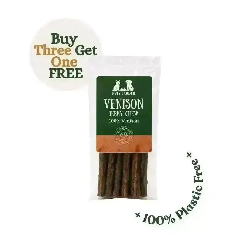 Venison Strips for Dogs | 100% - Natural Dog Chew | Pet Shop