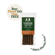 Venison Strips for Dogs | 100% - Natural Dog Chew | Pet Shop
