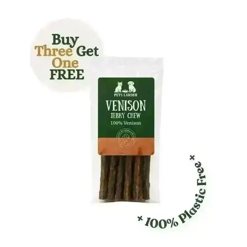 Venison Strips for Dogs | 100% - Natural Dog Chew | Pet Shop
