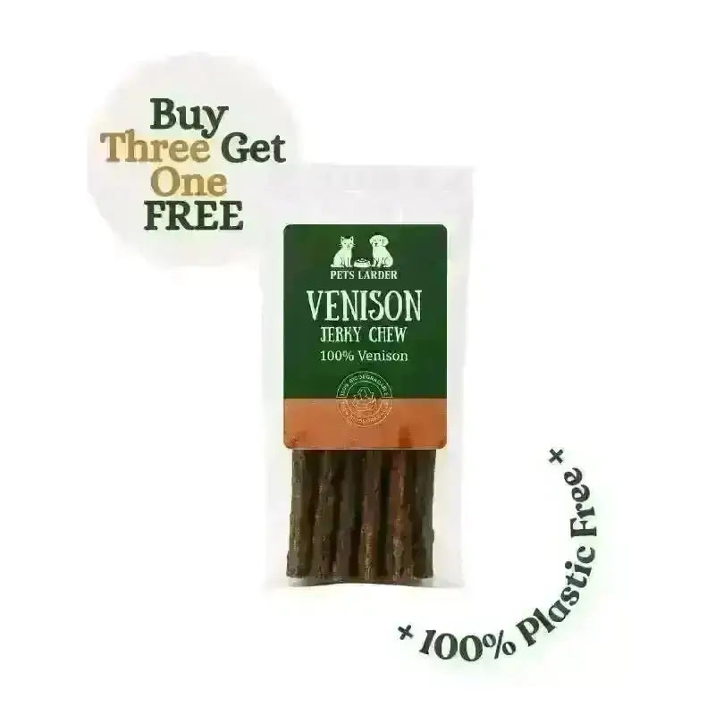 Venison Strips for Dogs | 100% - Natural Dog Chew | Pet Shop