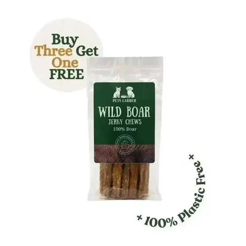 Wild Boar Strips for Dogs | 100% - Natural Dog Chew | Pet Shop