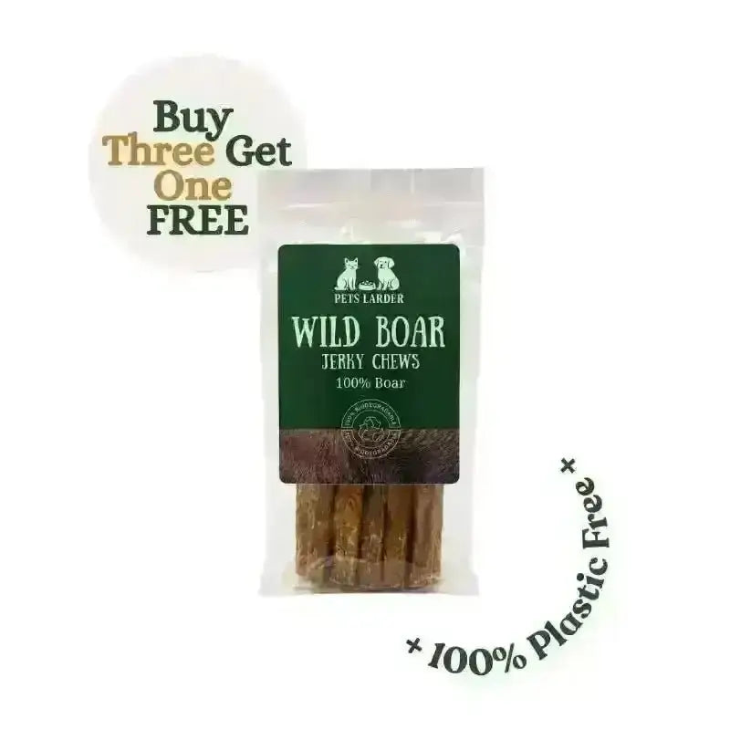 Wild Boar Strips for Dogs | 100% - Natural Dog Chew | Pet Shop