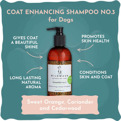 WildWash Coat Enhancing Fragrance No.3 for Dogs 300ml | Natural grooming