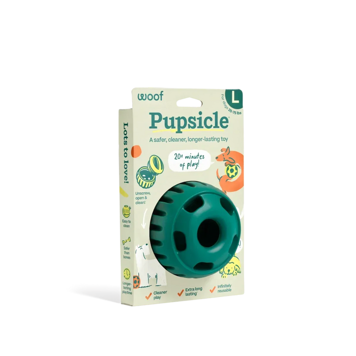 Woof Pupsicle Natural Enrichment Toy for Dogs | Long lasting enrichment toys for dogs