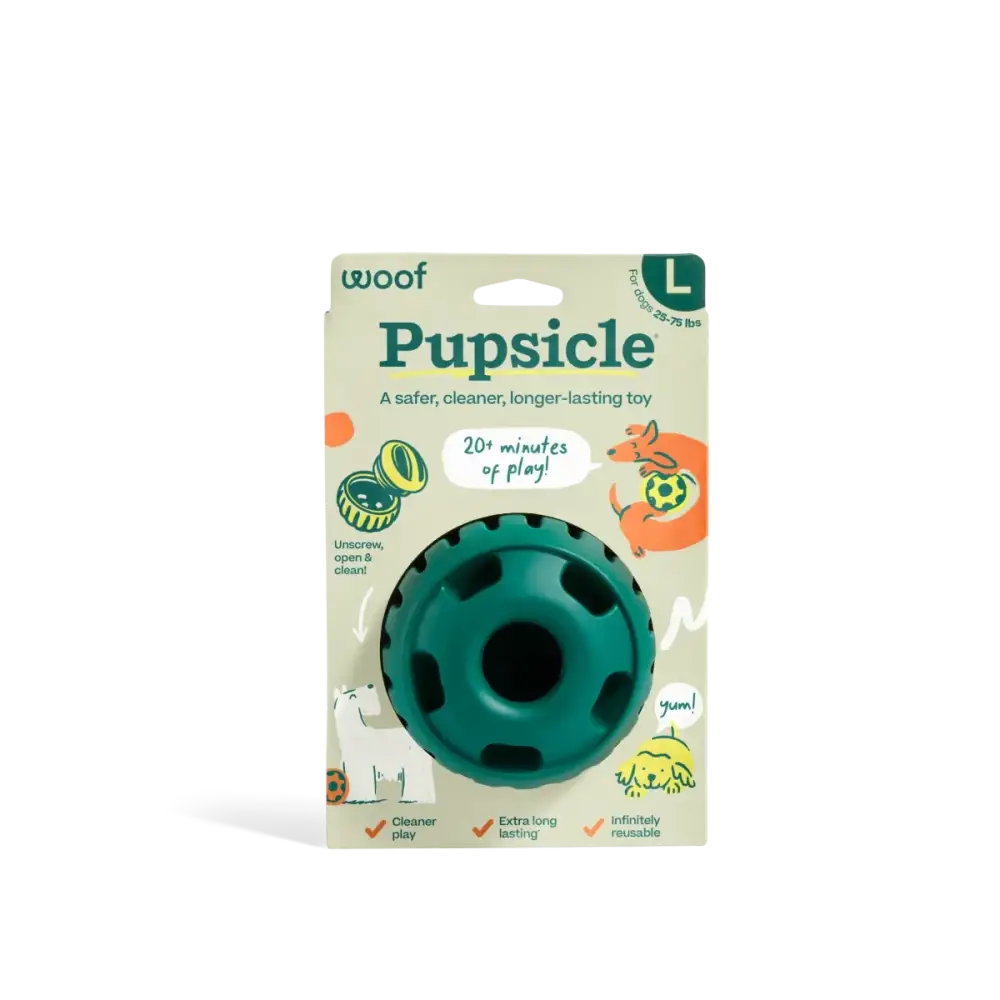 Woof Pupsicle Natural Enrichment Toy for Dogs | Long lasting enrichment toys for dogs