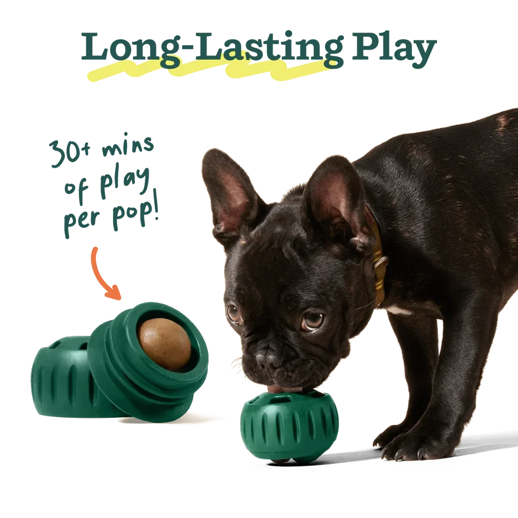 Woof Pupsicle Peanut Butter & Banana Refills - Dog Enrichment Treats - Natural Treats For Dogs