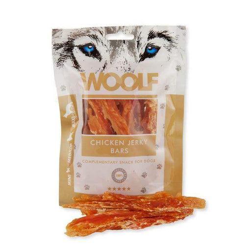 Woof Chicken Jerky Bars | Natural treats for dogs.