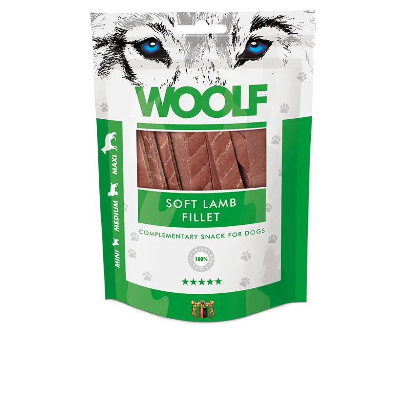 Woof Soft Lamb Fillets | Natural treats for dogs.