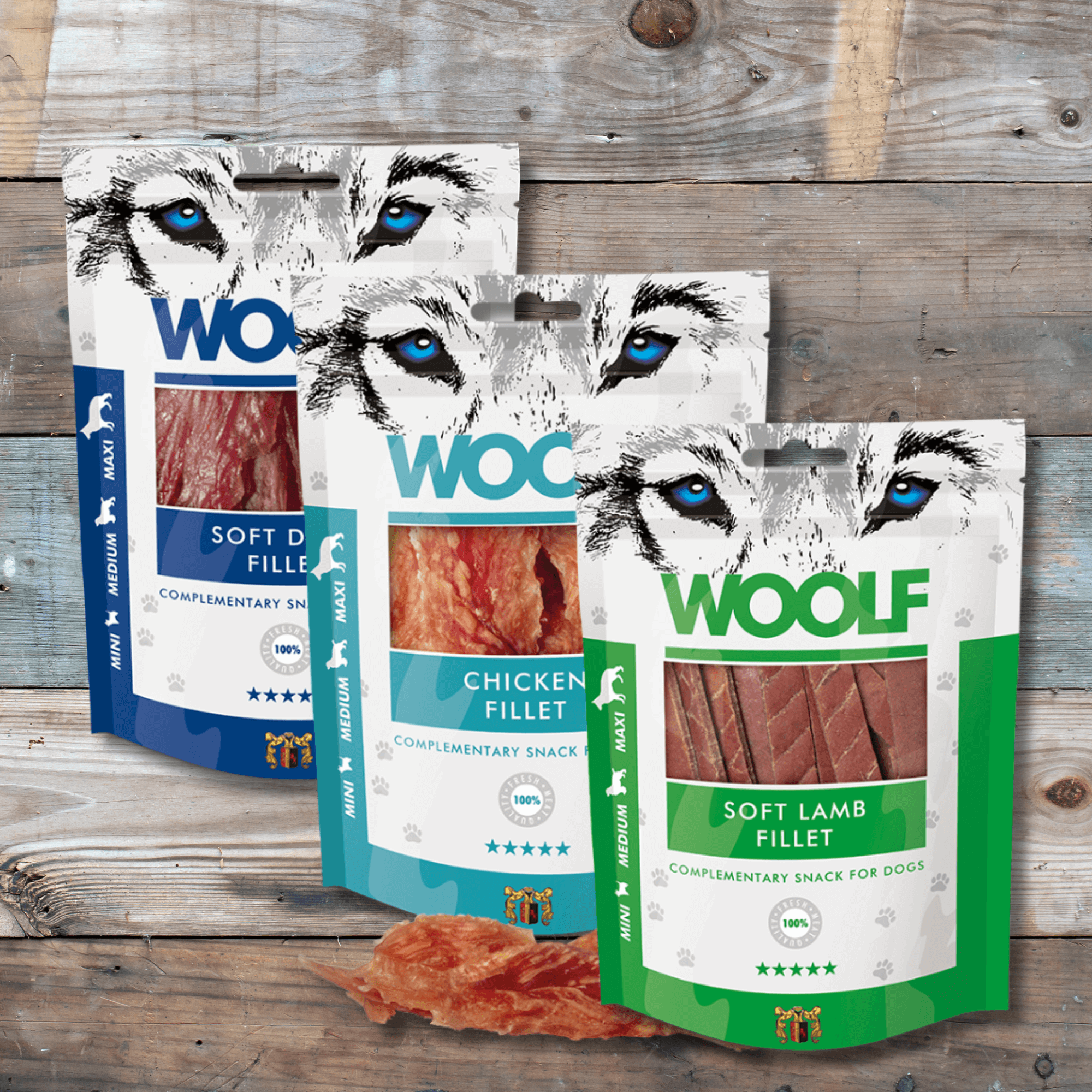 Woof Meaty Fillet Treat Bundle | Natural treats for dogs.