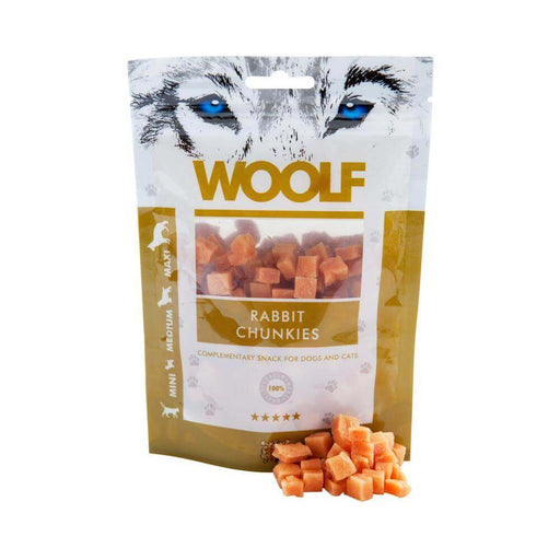 Woof Rabbit Chunkies | Natural treats for dogs.