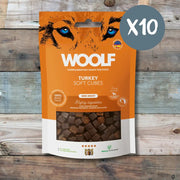 Woolf Soft Cubes Turkey - Box of 10 - Natural Treats For Dogs