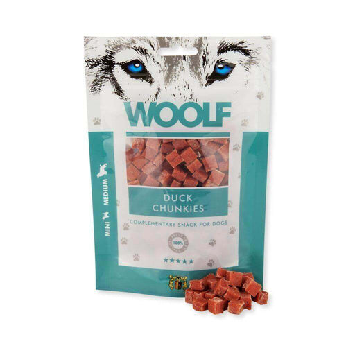 Woolf Duck Chunkies | Natural treats for dogs.