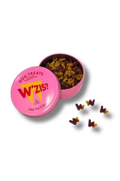 W'ZIS? Lamp Post and Chips Dog Treats | Natural vegetable dog treats