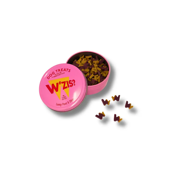 W'ZIS? Lamp Post and Chips Dog Treats | Natural vegetable dog treats