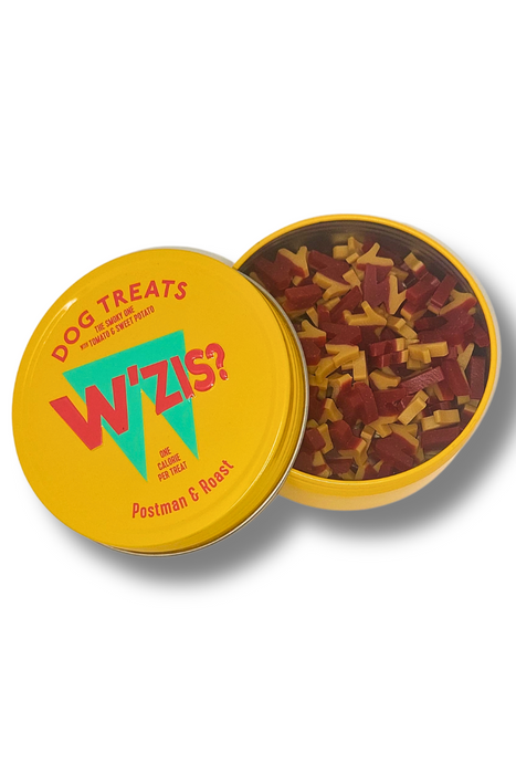 W'ZIS? Postman and Roast Vegetable Treats for Dogs | Natural vegetable treats