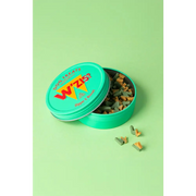 Wzis Green Tin of Plant-Based Alphabet Dog Treats for Teeth Cleaning