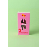 Pink box of W ZIS Smoky Dental Fang Chews with black lettering and design for dog dental health