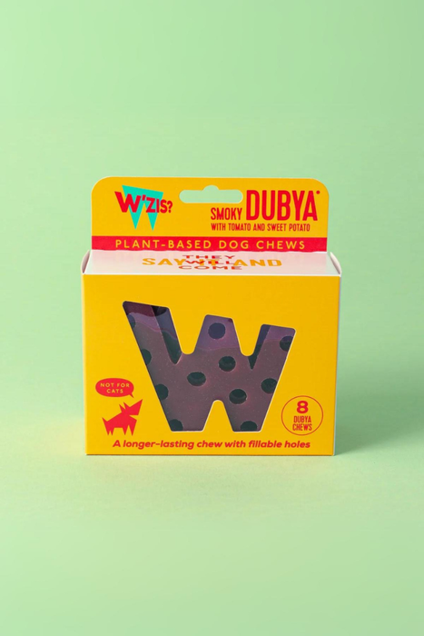 W'ZIS? Smoky Dubya Plant-Based Dog Chews | Natural vegetable chews for dogs