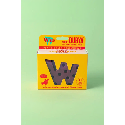 W'ZIS? Smoky Dubya Plant-Based Dog Chews | Natural vegetable chews for dogs