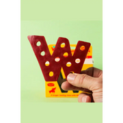 Red magnetic letter W toy for Smoky Dubya Vegetable Dog Chew or Dubya Vegetable Dog