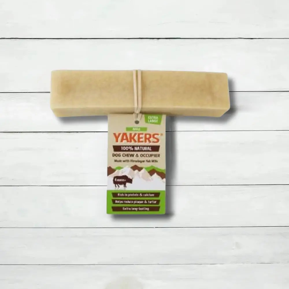 Yakers Apple Dog Chews: 100% natural yak chew with award-winning apple flavor